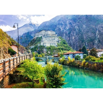 Image 1 of Bluebird Puzzle - Puzzle Fort of Bard, Italy - 500 piese