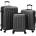 vidaXL Куфар 3 pcs Тъмен сив 50 x 31 x 78 см ABS пластмаса (42006233)