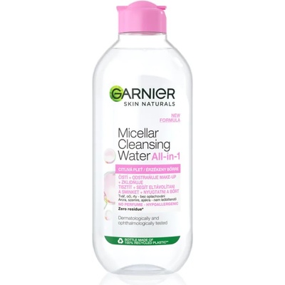 Garnier Skin Naturals мицеларна вода за чувствителна кожа на лицето 400ml