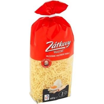 Zátkovy Vaječné Válcované polévkové nudle 400 g
