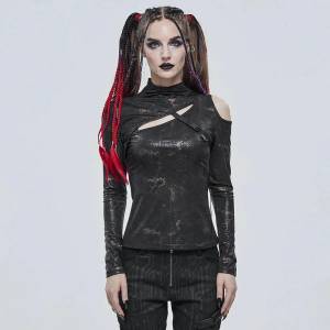 Devil fashion дамска блуза с дълъг ръкав devil fashion - tt18702