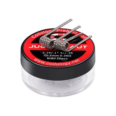 Ciology předmotané spirálky Juggernaut Ni80 0,36ohm 10ks