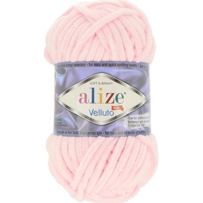 Alize Velluto 31 baby ružová