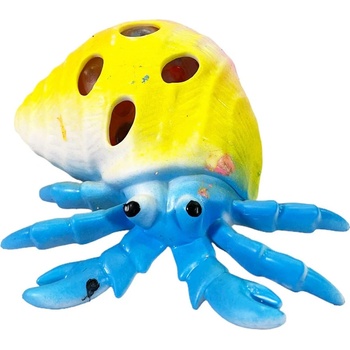 Antistresový míček krab barevný