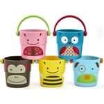 Skip Hop Комплект играчки за баня Skip Hop Zoo - Кофички, 5 броя (235355)