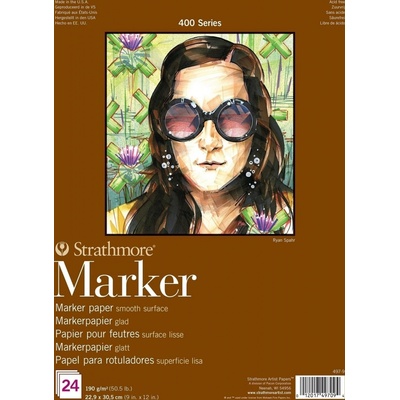 Strathmore Serie 400 Smooth Marker Pad 31 x 23 cm 190 g Skicár