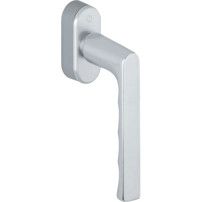 Hoppe Okenná kľučka Hamburg SecuForte 7/32-42 mm, M5x45 mm + M5x50 mm, 45° - F1 strieborná
