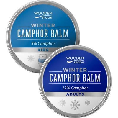 Wooden Spoon Комплект - Зимно масажно масло и Масажно масло за деца, 2 x 60 ml