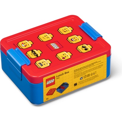 LEGO® Iconic Classic box na desiatu červená / modrá
