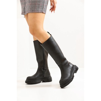 Johns Athletic Дамски ботуши с цип ez360 - Черни #361037 (361037_Черно)