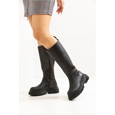 Johns Athletic Дамски ботуши с цип ez360 - Черни #361037 (361037_Черно)