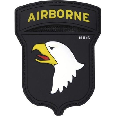 101INC Nášivka 3D plastová AIRBORNE 101 barevná