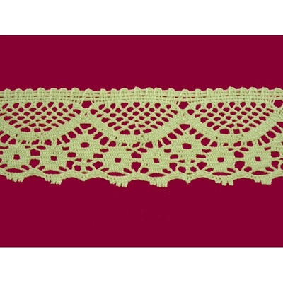 Bavlněná paličkovaná krajka 2073/50mm ecru/5m