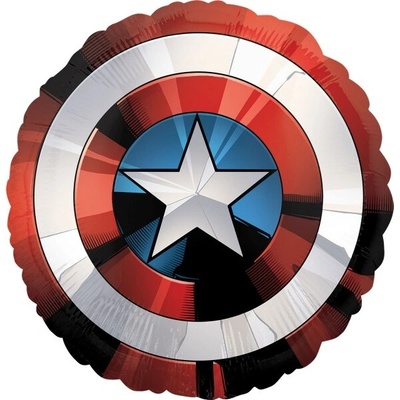 Amscan Amscan Fóliový jumbo balón Štít Captain America