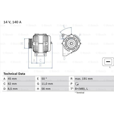 generátor BOSCH 0 986 042 840