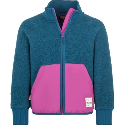 TROLLKIDS Детско поларено яке Trollkids Girl's Vega Jacket Fleece jacket - Madeira Blue / Bright Berry - размер 164 (EU) (703-6157-0319)
