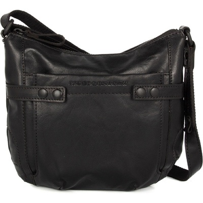 Spikes & Sparrow dámské kožené crossbody černé