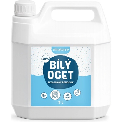 Allnature Bílý ocet 10% 3 l