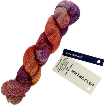 Malabrigo Silkpaca Archangel 850 růžová fialová světlá