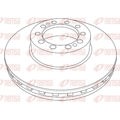 REMSA Brzdový kotouč Heavy Duty Brake Disc NCA1210.20