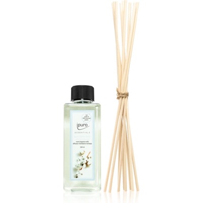 ipuro Essentials Cotton Fields пълнител за арома дифузери + Резервни пръчки за ароматни дифузери 200ml