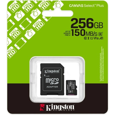 Kingston Canvas Select Plus MicroSDXC 256GB SDCS3/256GB