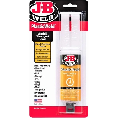 J-B WELD 50132 PlasticWeld číre rýchloschnúce epoxidové lepidlo 25 ml