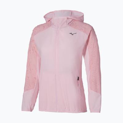 Дамско яке за бягане Mizuno Active Alpha Hooded pinkesque