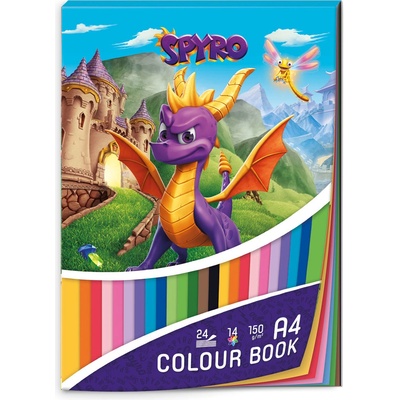 ARGUS Barevný papír A4 Spyro 17050359 – Zboží Dáma