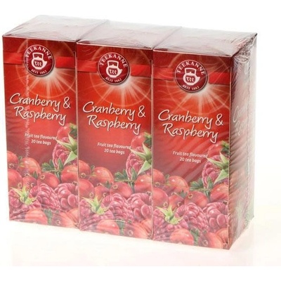 Teekanne Cranberry&Raspberry ovocný čaj 3 x 45 g
