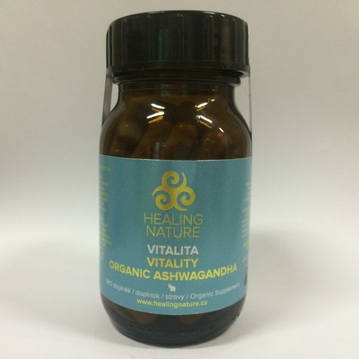 Healing Nature BIO Ašvaganda Vitalita 60 kapslí