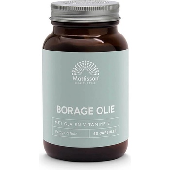 Mattisson Healthstyle Borage Oil, 1000 mg, 60 капсули, Mattisson Healthstyle (MT2363)