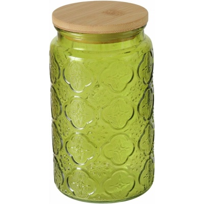 Boltze IMOLA Sklenice s bambusovým víkem 1000 ml