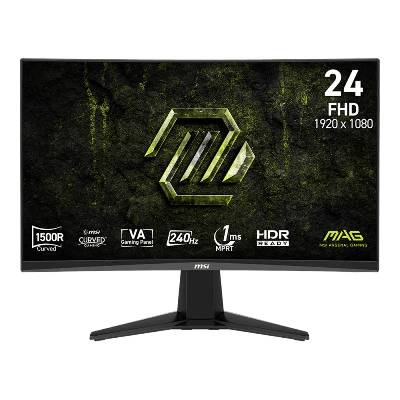 Монитор MSI MAG 245C X24 Gaming Monitor, 23.6", 1ms, 240Hz Curve 1500R VA, 1920x1080, AMD FreeSyncPremium, AI Vision, Console Mode, HDR Ready, 300nits AG, 1.07B, 3000: 1, 100M: 1, DP(1.2a), 2xHDMI( (9S6-3BD01M-002)