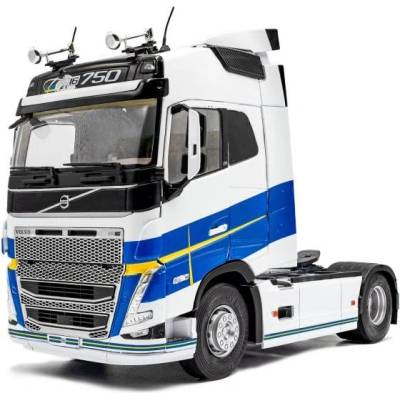 Solido 1: 24 ВОЛВО КАМИОНИ FH Globertrotter xl бяло синьо