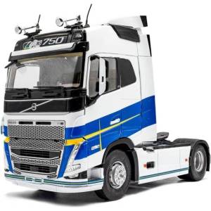 Solido 1: 24 ВОЛВО КАМИОНИ FH Globertrotter xl бяло синьо