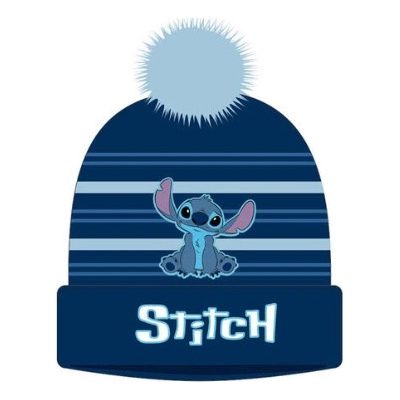 zimní čepice Disney Stitch tmavě modrá