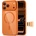 Tech-Protect Кейс Tech-Protect Magpeak Magsafe CC за iPhone 17 Pro Max - прозрачен оранжев (5906302333820)