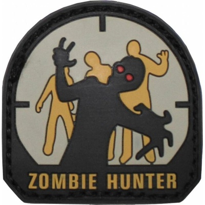 JACKETS TO GO Nášivka ZOMBIE HUNTER plast VELCRO