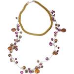 Dannyra Нежно колие 82 см Little Purple shine Dannyra Jewels