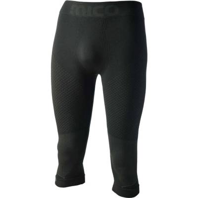 MICO Man 3/4 Tight Pants S-Thermo Primaloft - Nero