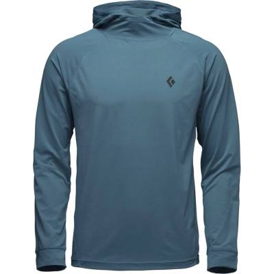 Black Diamond Мъжка блуза с дълъг ръкав Black diamond L/S Alpenglow Hoody Longsleeve - Creek Blue (016-5248-0711)