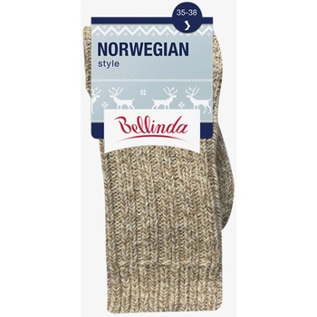 Bellinda Бежови зимни чорапи за мъже Bellinda NORWEGIAN STYLE SOCKS Bellinda | Bezhov | ЖЕНИ | 39-42