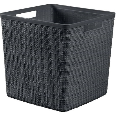 Curver JUTE 245715 Úložný kôš 17 l, sivý