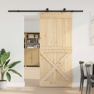 vidaXL Преплъзваща се врата NARVIK 100 x 210 см (213, 5 см) (3445370)