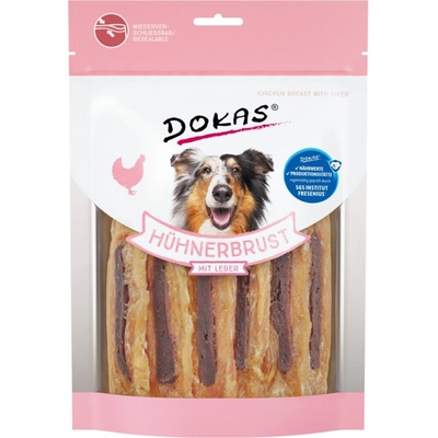 Dokas Kuřecí prsa s játry 220 g