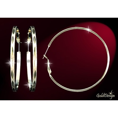 Gold Design kreole Eros 2 zlacené GD684