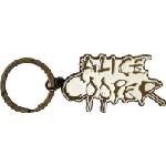Alice Cooper Dripping Logo Gold Ключодържател (ACKEY03)