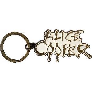 Alice Cooper Dripping Logo Gold Ключодържател (ACKEY03)