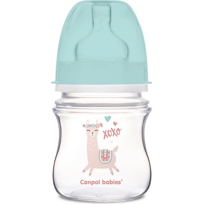 Canpol babies Антиколик шише Canpol - Exotic Animals, 120 ml, Зелено (35/220_gre)
